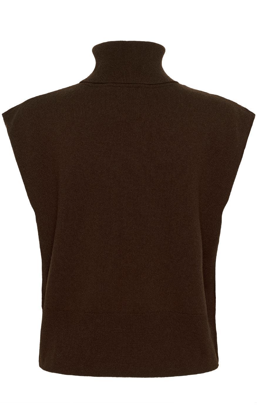 Gestuz Vest - Manzi - Deep Burnt Brown