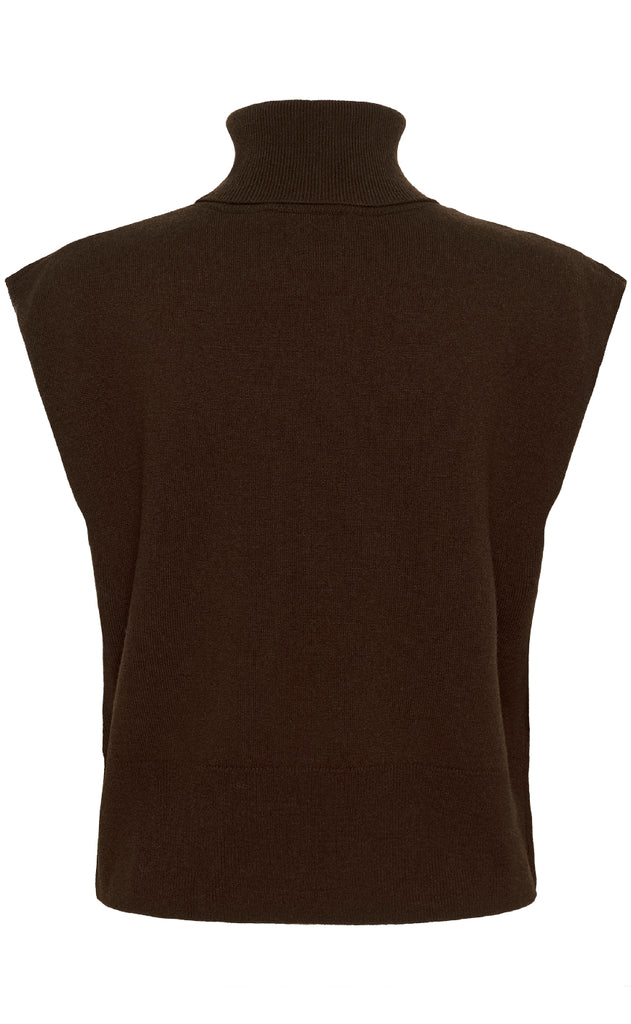 Gestuz Vest - Manzi - Deep Burnt Brown