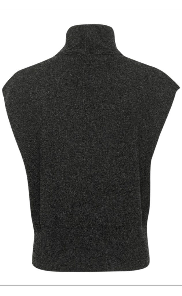 Gestuz Vest - Manzi - Deep Graphite Melange