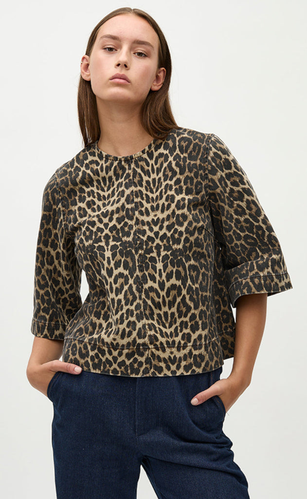 Gloabl Funk Top - Ava-G - Leopard Mist