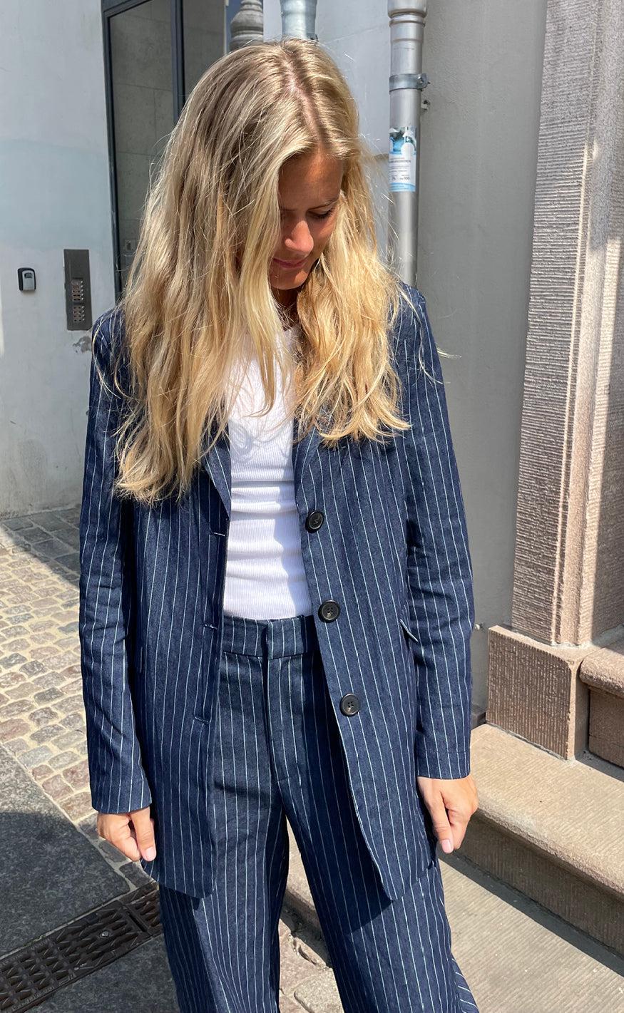 Global Funk Blazer - Mulian-G - Blue Stripe