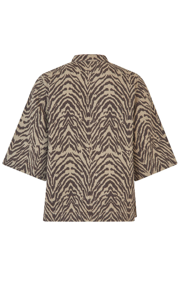 Global Funk Bluse - Aulana-G - Zebra Mist