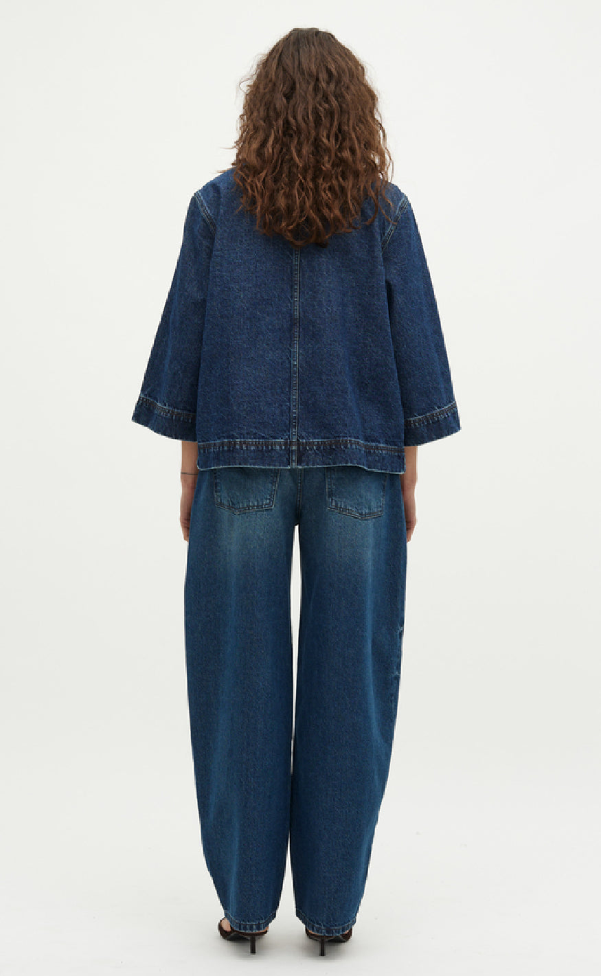 Global Funk Bluse - Maloa-G - Mud Stone Wash