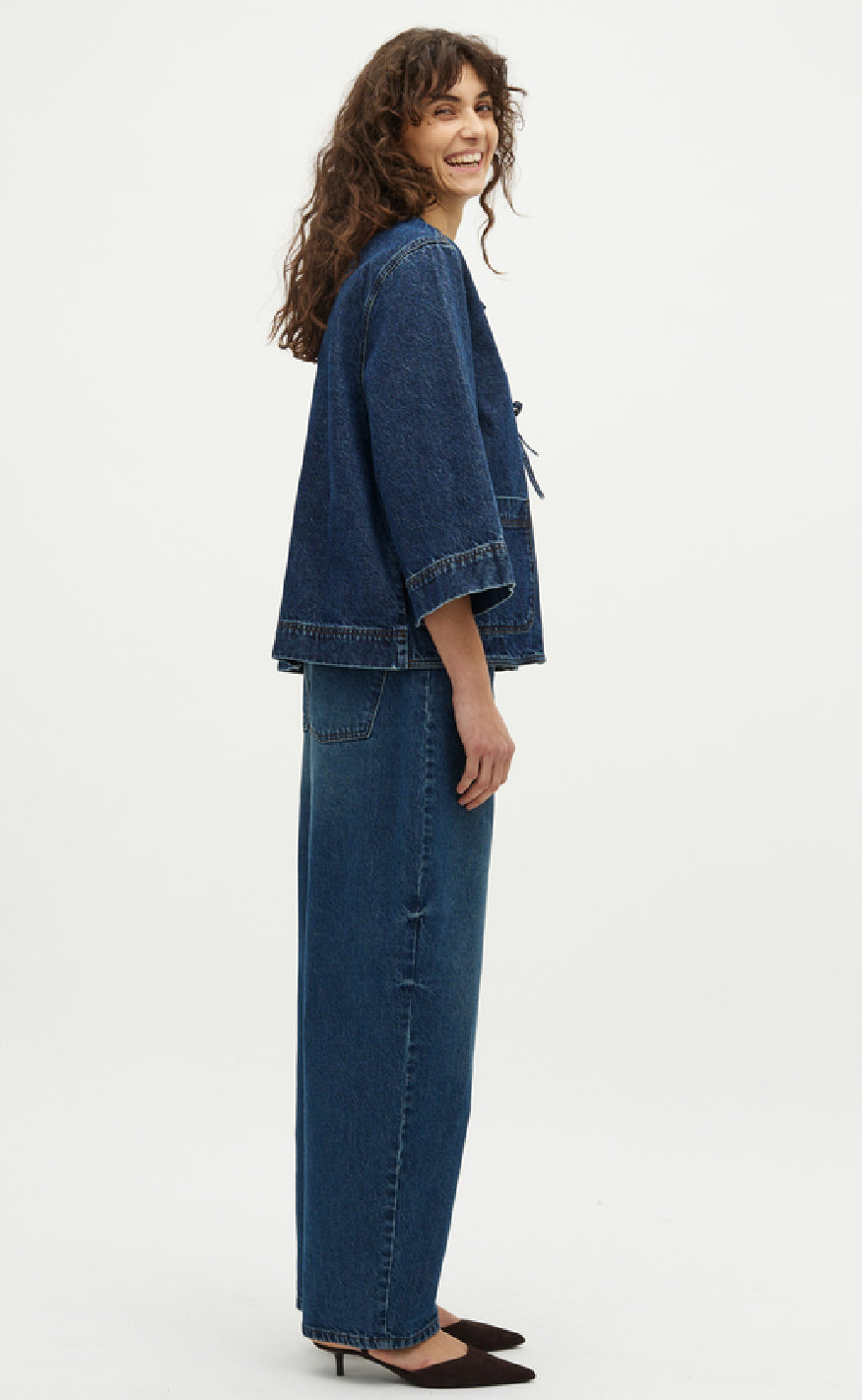 Global Funk Bluse - Maloa-G - Mud Stone Wash