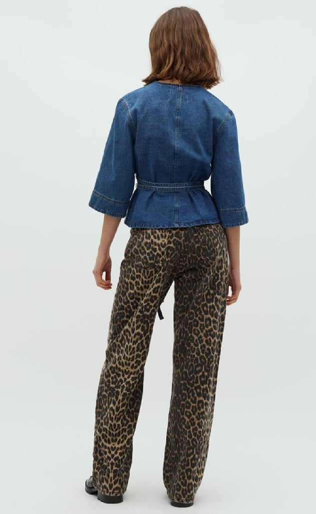 Global Funk Bluse - Merie SS - Vintage Blue Wash