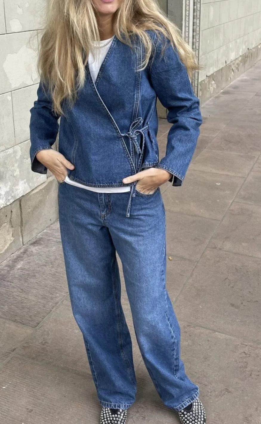 Global Funk Bukser - Pixann-G - Vintage Blue Wash