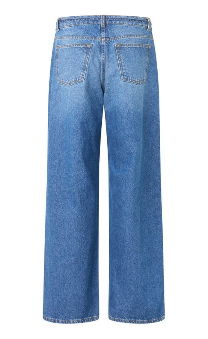 Global Funk Bukser - Pixann-G - Vintage Blue Wash
