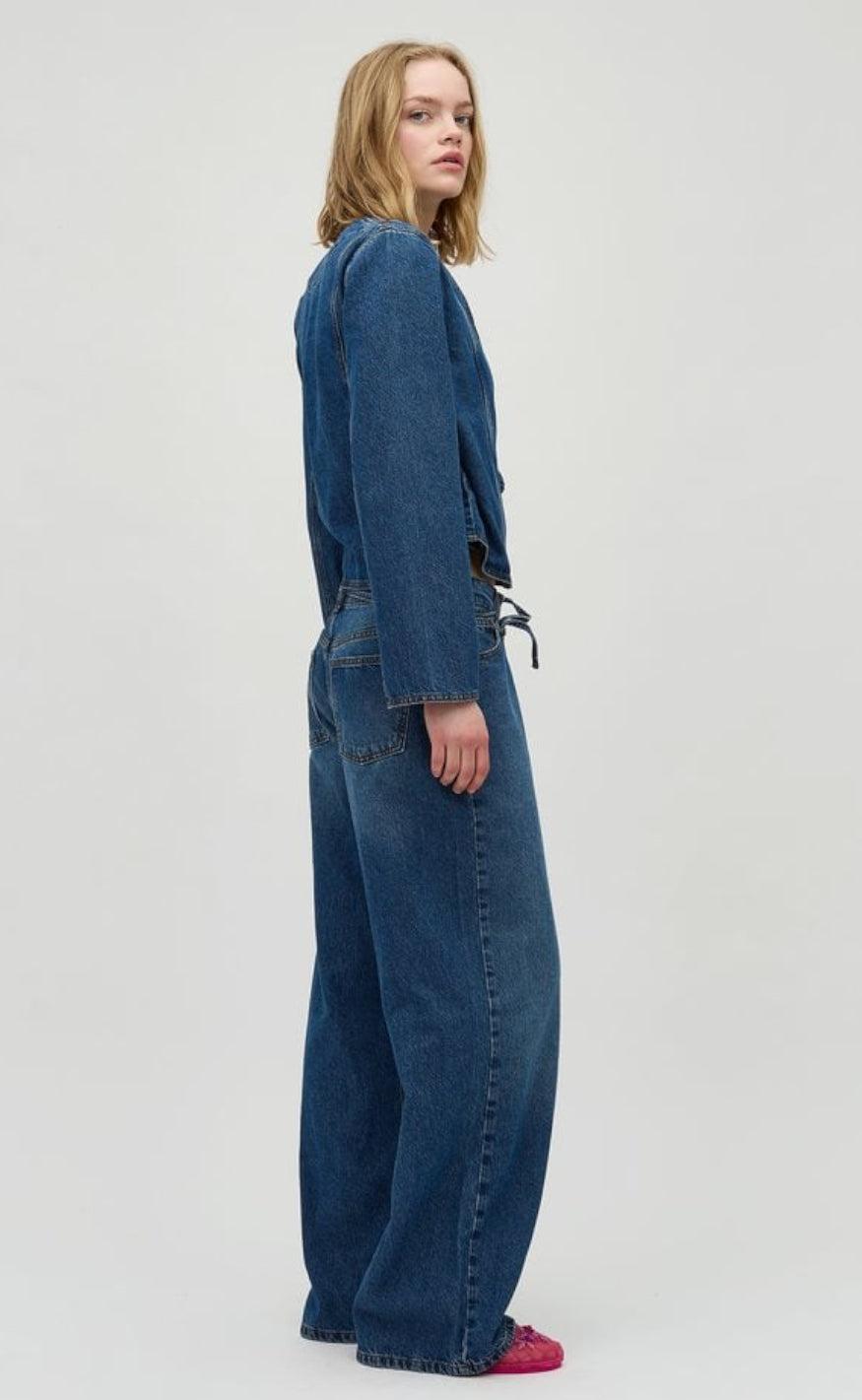 Global Funk Bukser - Pixann-G - Vintage Blue Wash