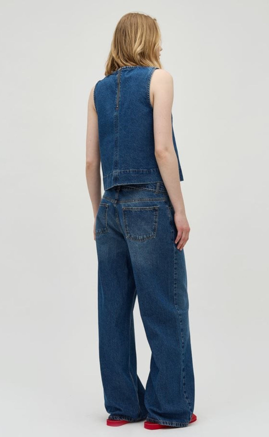 Global Funk Bukser - Pixann-G - Vintage Blue Wash