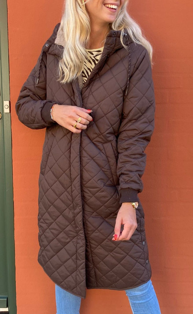 Global Funk Jakke - Arrow Two-G Teddo - Dark Mocca