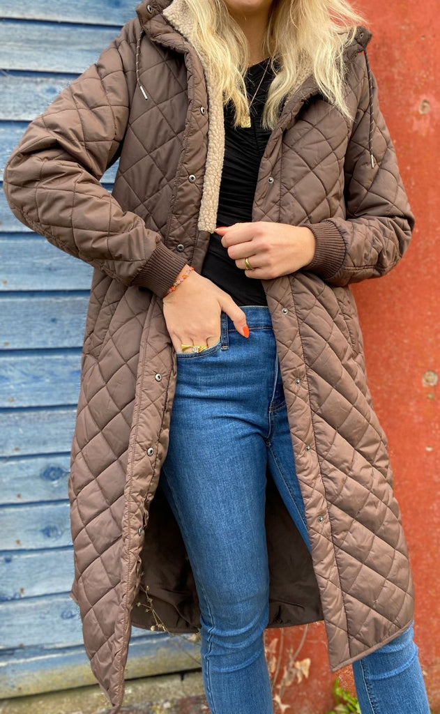 Global Funk Jakke - Arrow Two-G Teddo - Dark Mocca