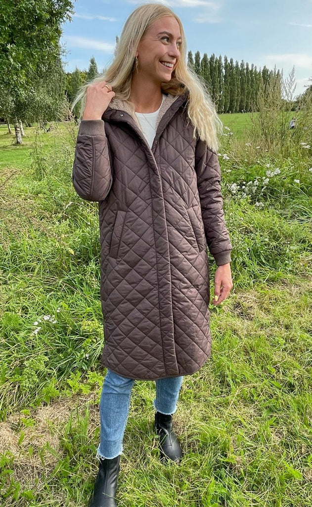 Global Funk Jakke - Arrow Two-G Teddo - Dark Mocca