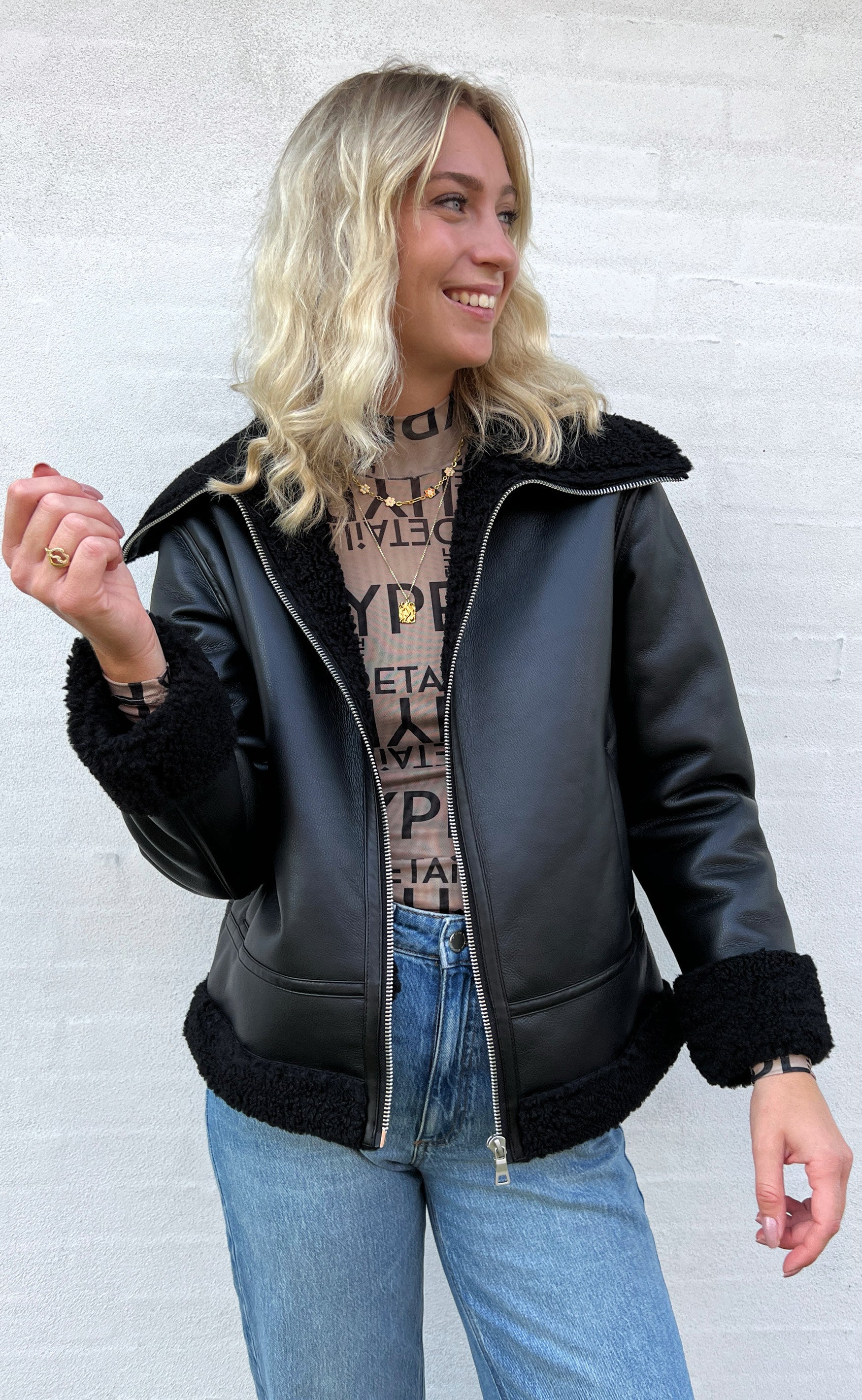 Global Funk Jakke - Burbane-G - Black