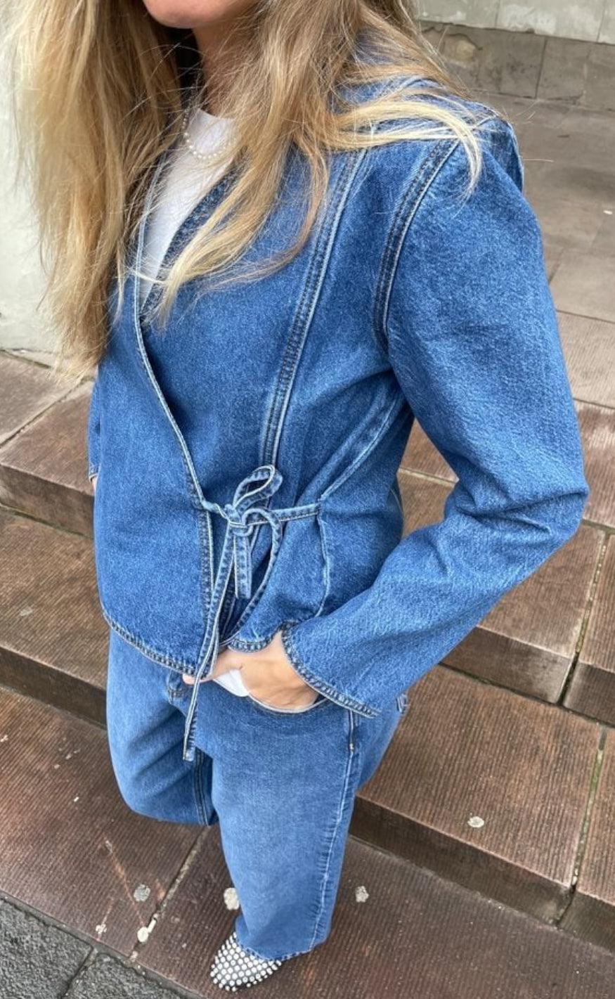 Global Funk Jakke - Cenaya-G - Vintage Blue Wash