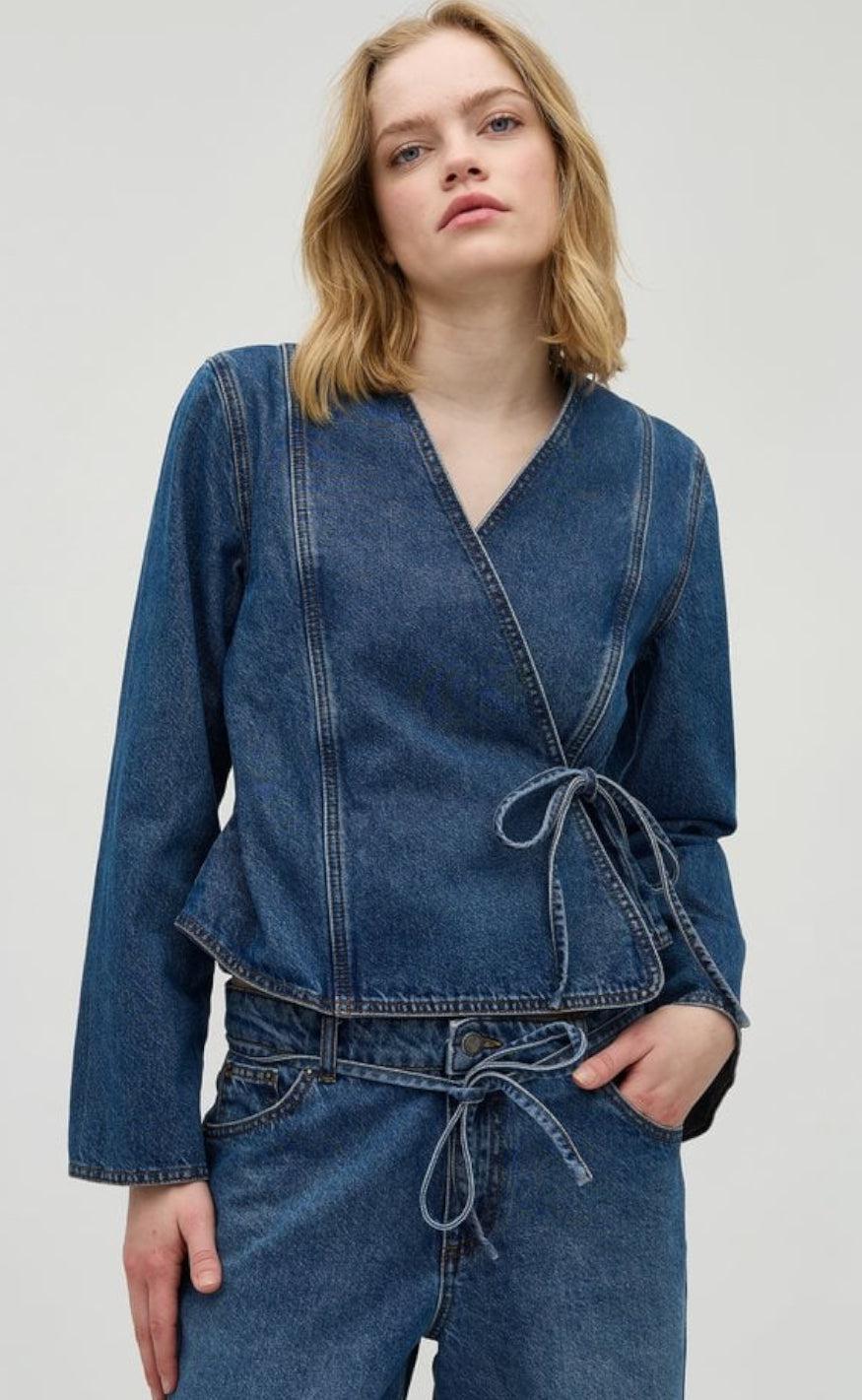 Global Funk Jakke - Cenaya-G - Vintage Blue Wash