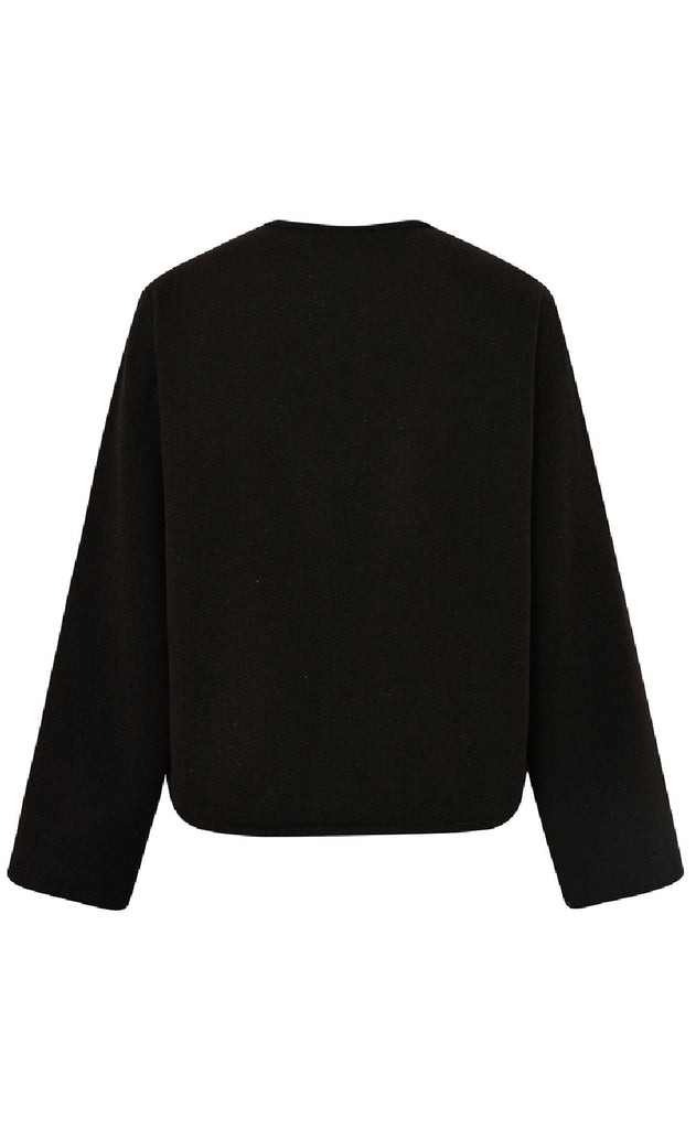 Global Funk Jakke - Mariell-G - Brown Black Mix