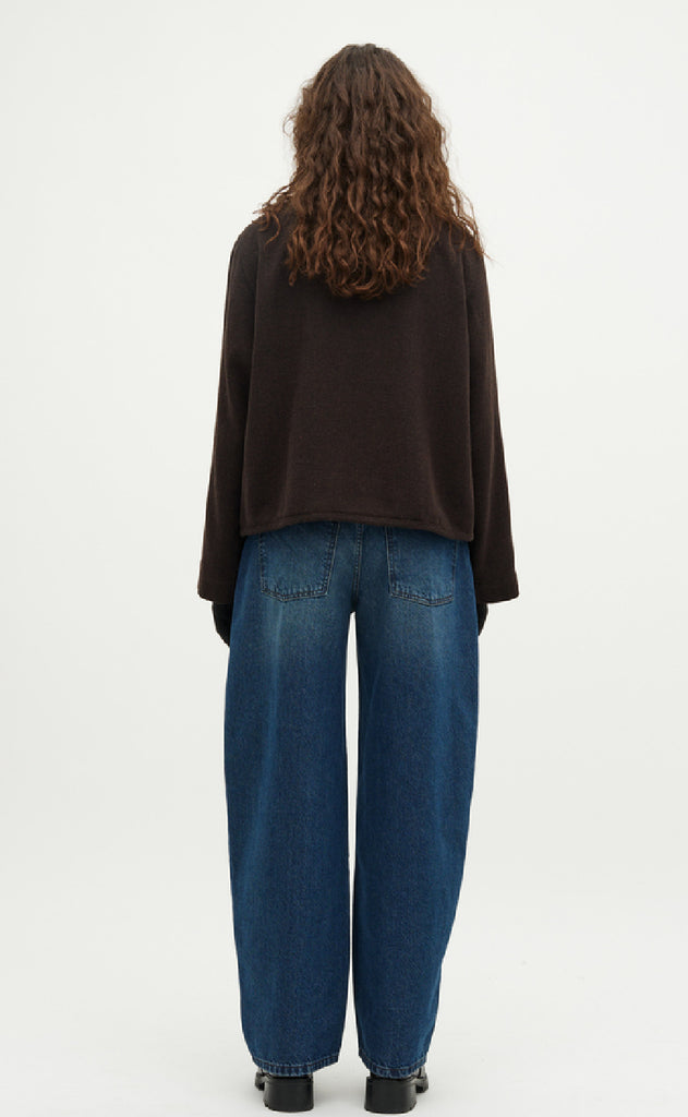 Global Funk Jakke - Mariell-G - Brown Black Mix