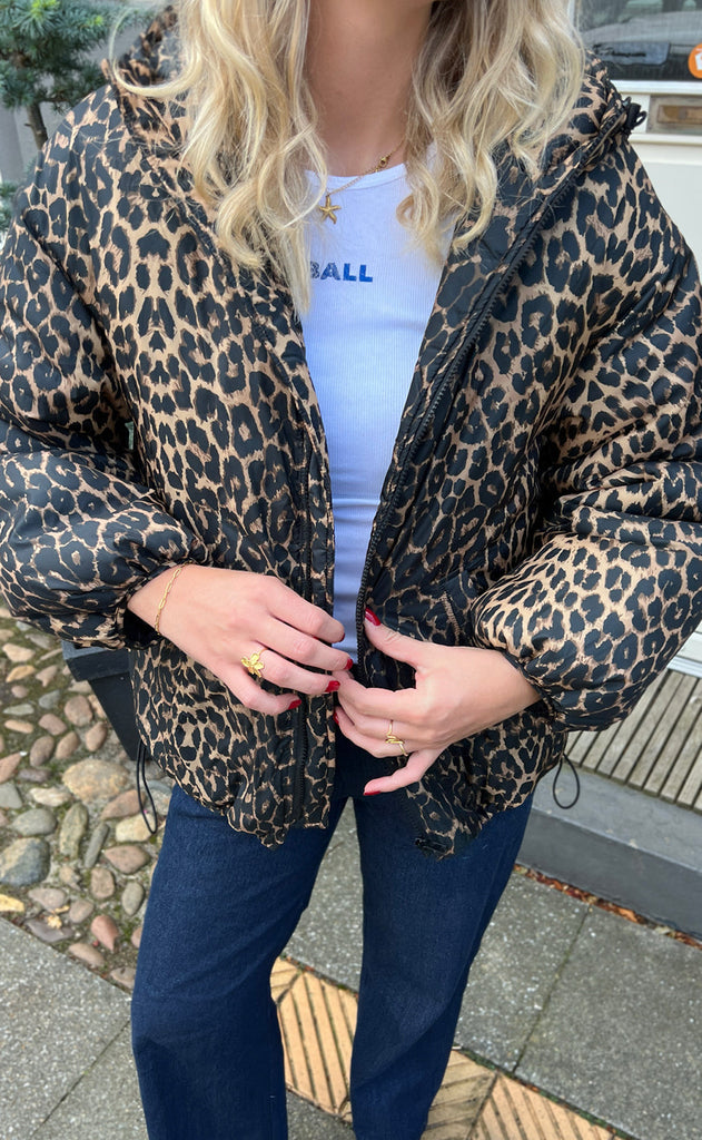 Global Funk Jakke - Nora-G - Leopard Mist