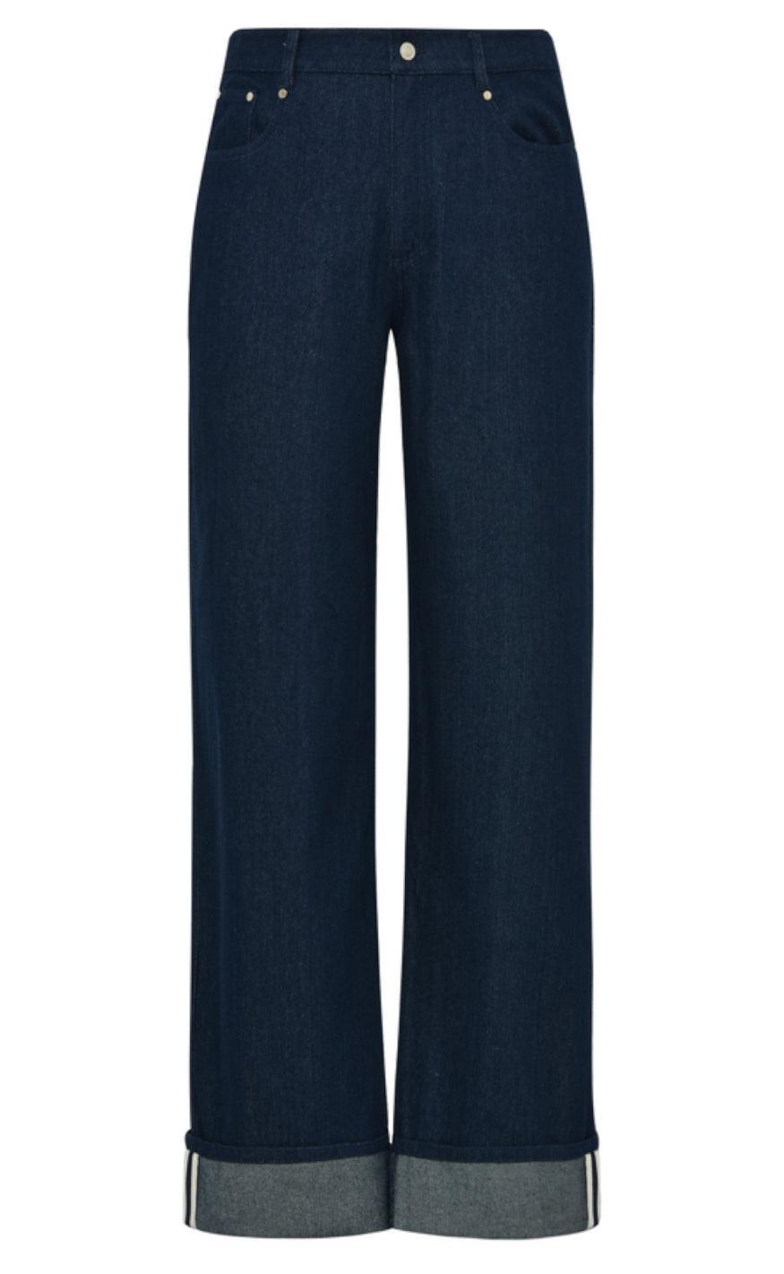 Global Funk Jeans Cadian Fo-G Dark Unwashed Denim Hurtig