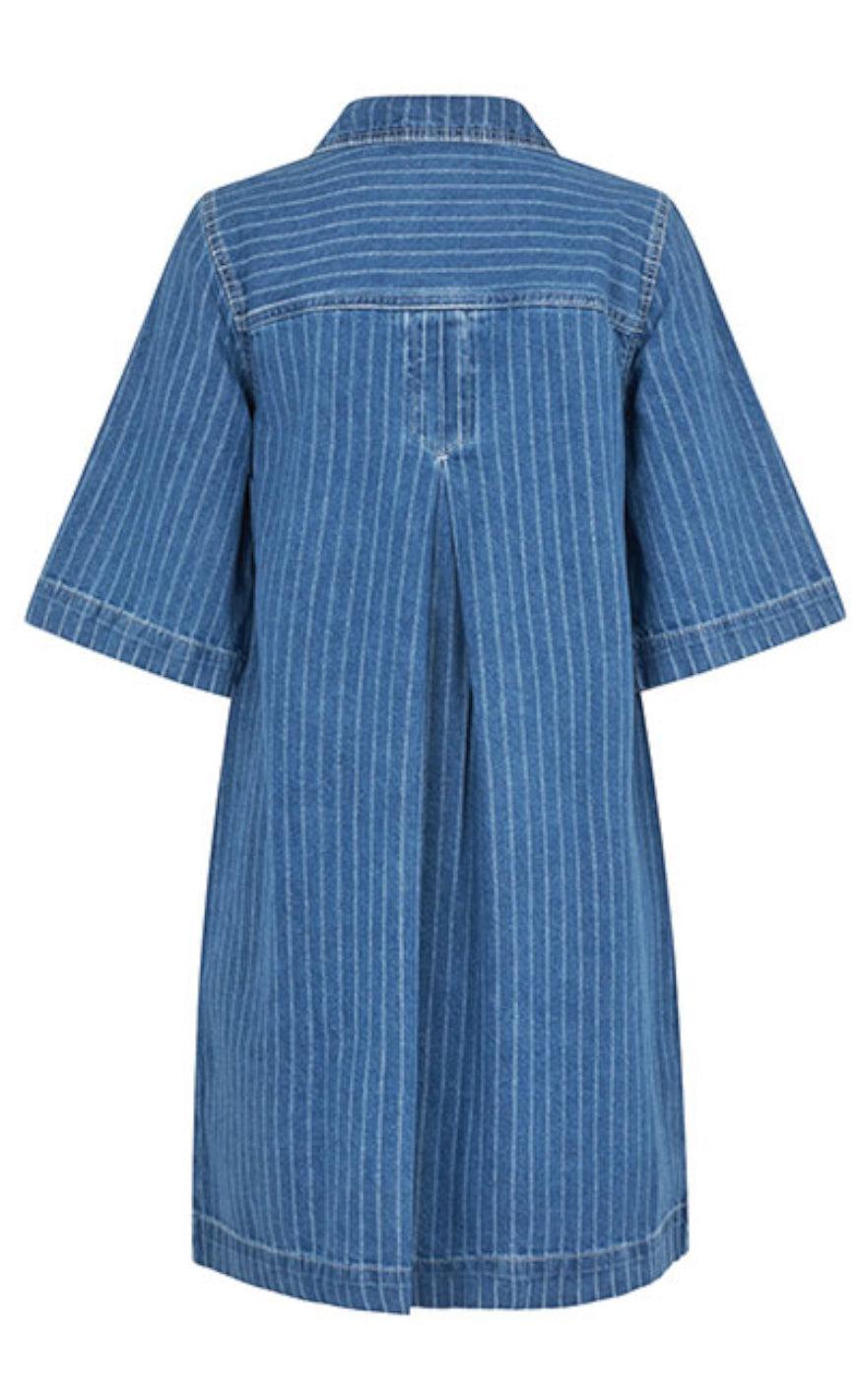 Global Funk Kjole - Mira-G - Midt Blue Stripe