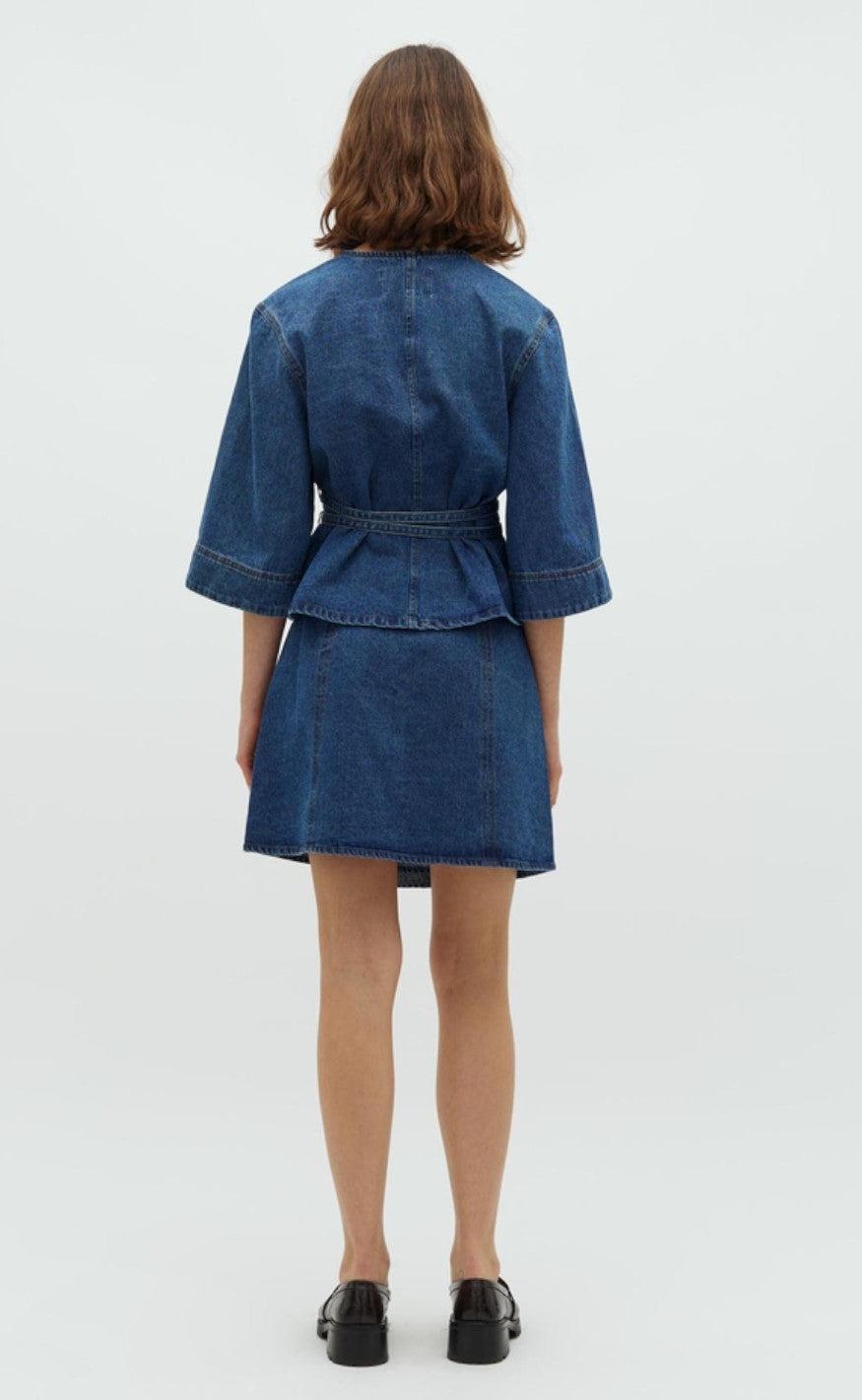 Global Funk Nederdel - Caja - Vintage Blue Wash