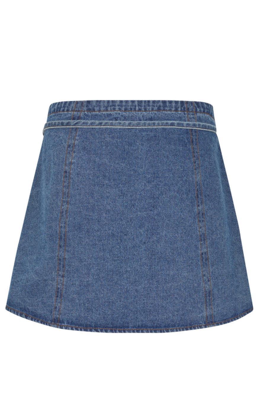 Global Funk Nederdel - Caja - Vintage Blue Wash