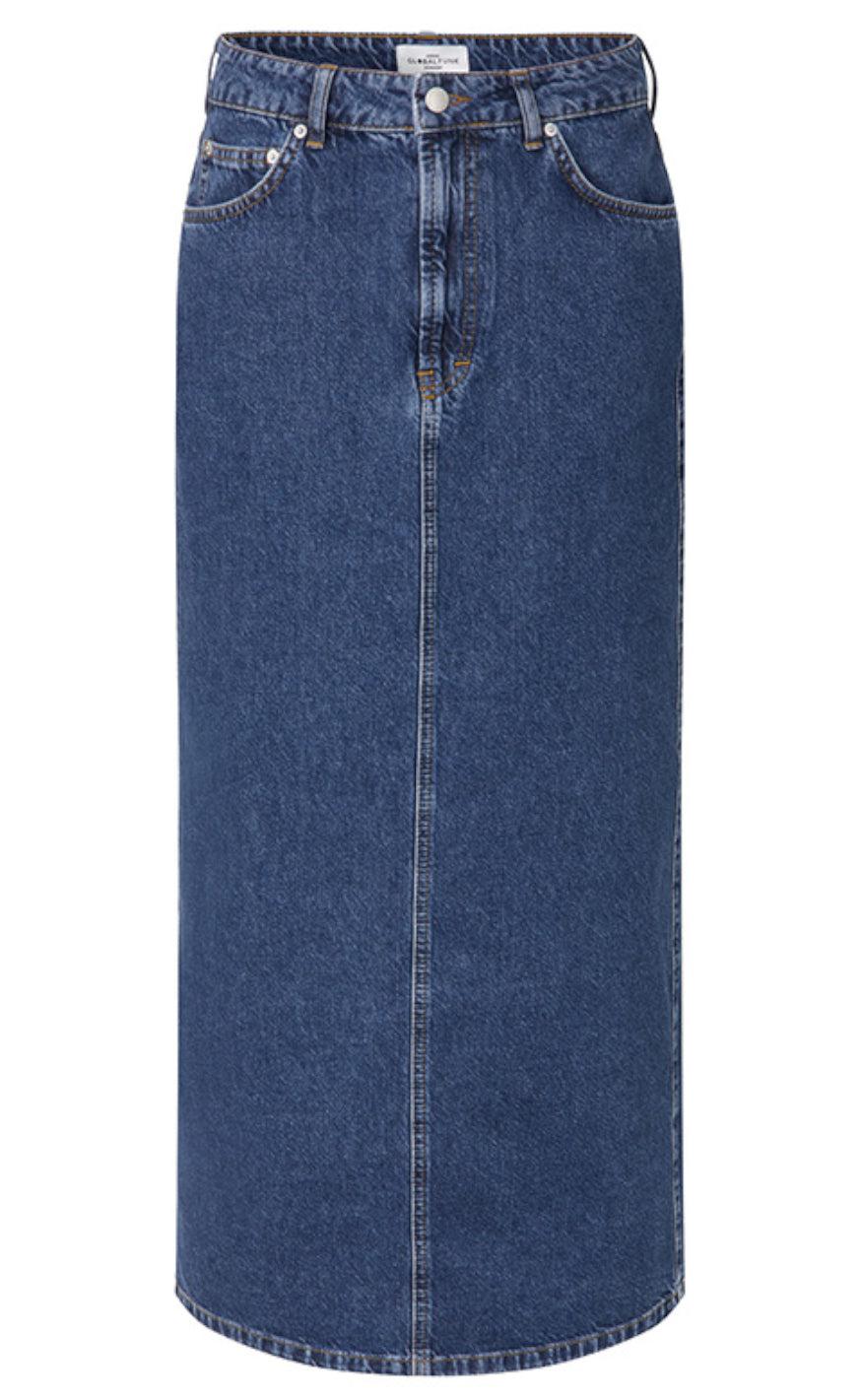 Global Funk Nederdel - Joance-G - Mid Vintage Blue