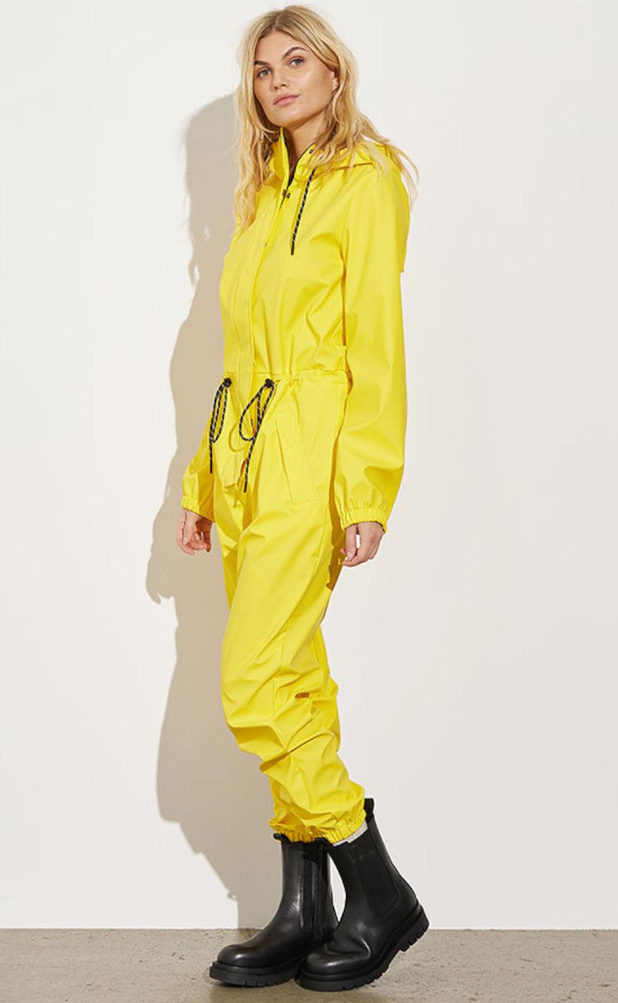 Global Funk Regndragt - Tiya-G - Yellow Dandelion