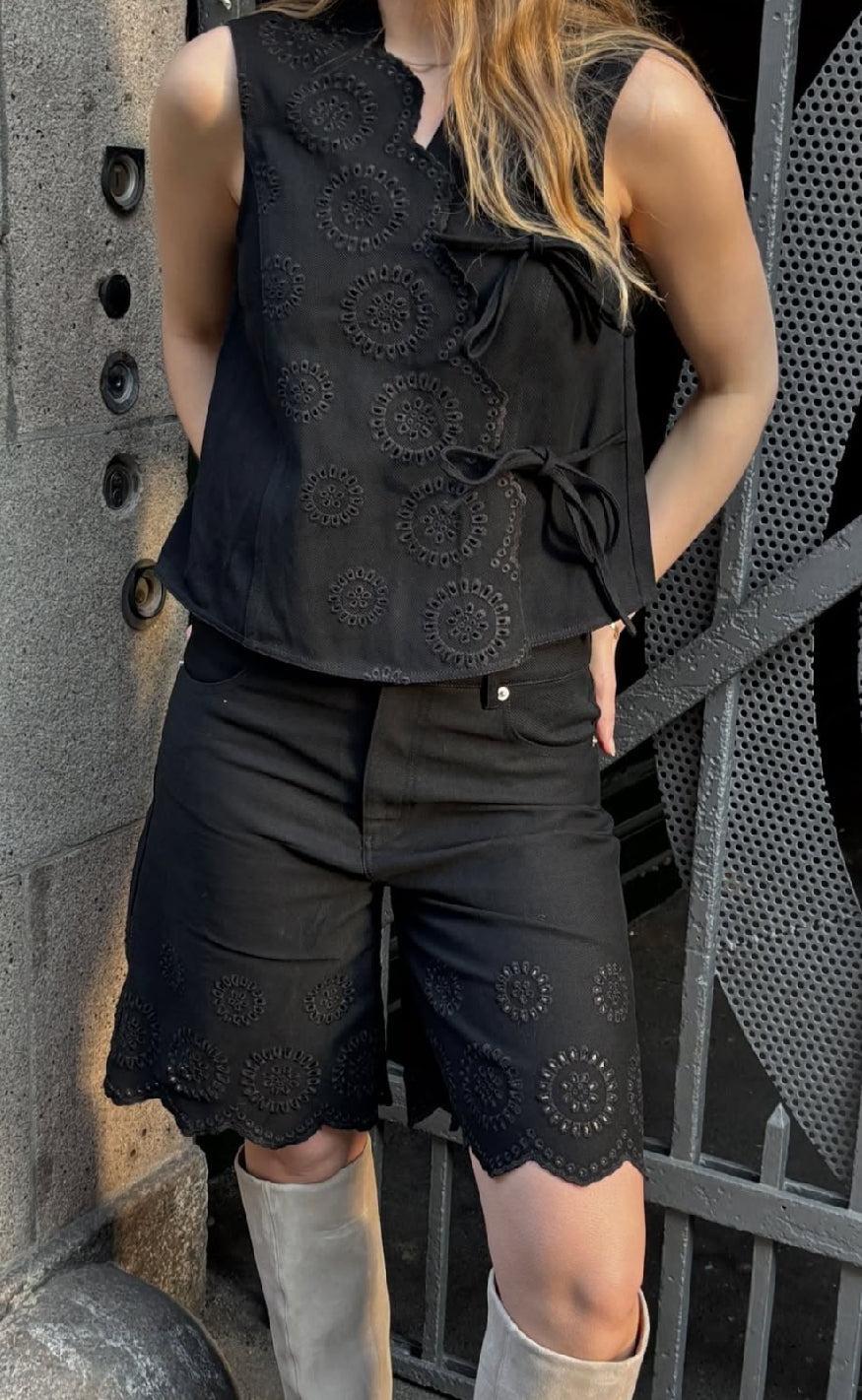 Global Funk Shorts - Talina - Black