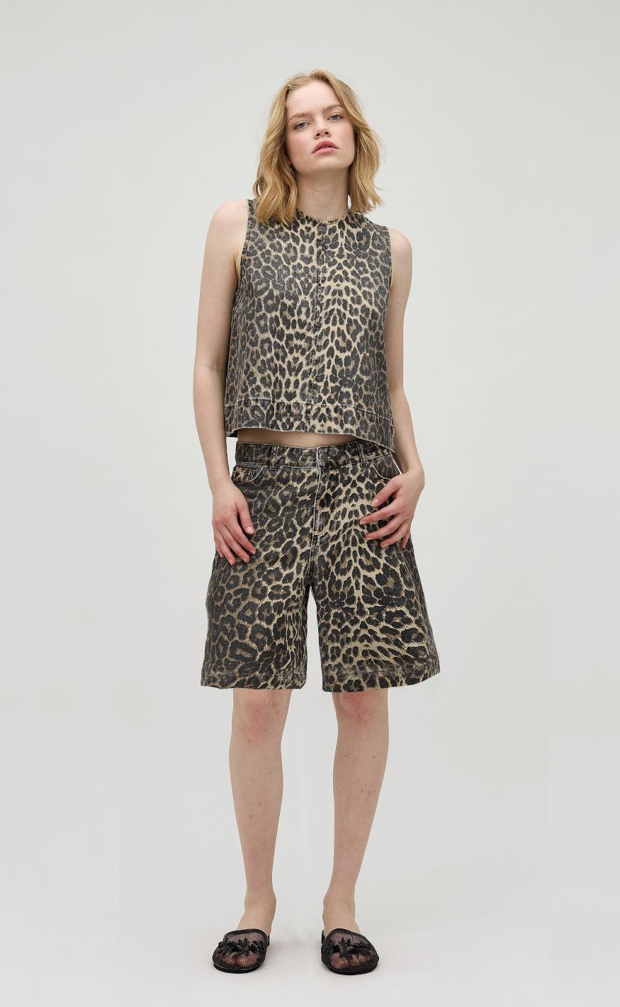Global Funk Shorts - Talina-G - Leopard Mist