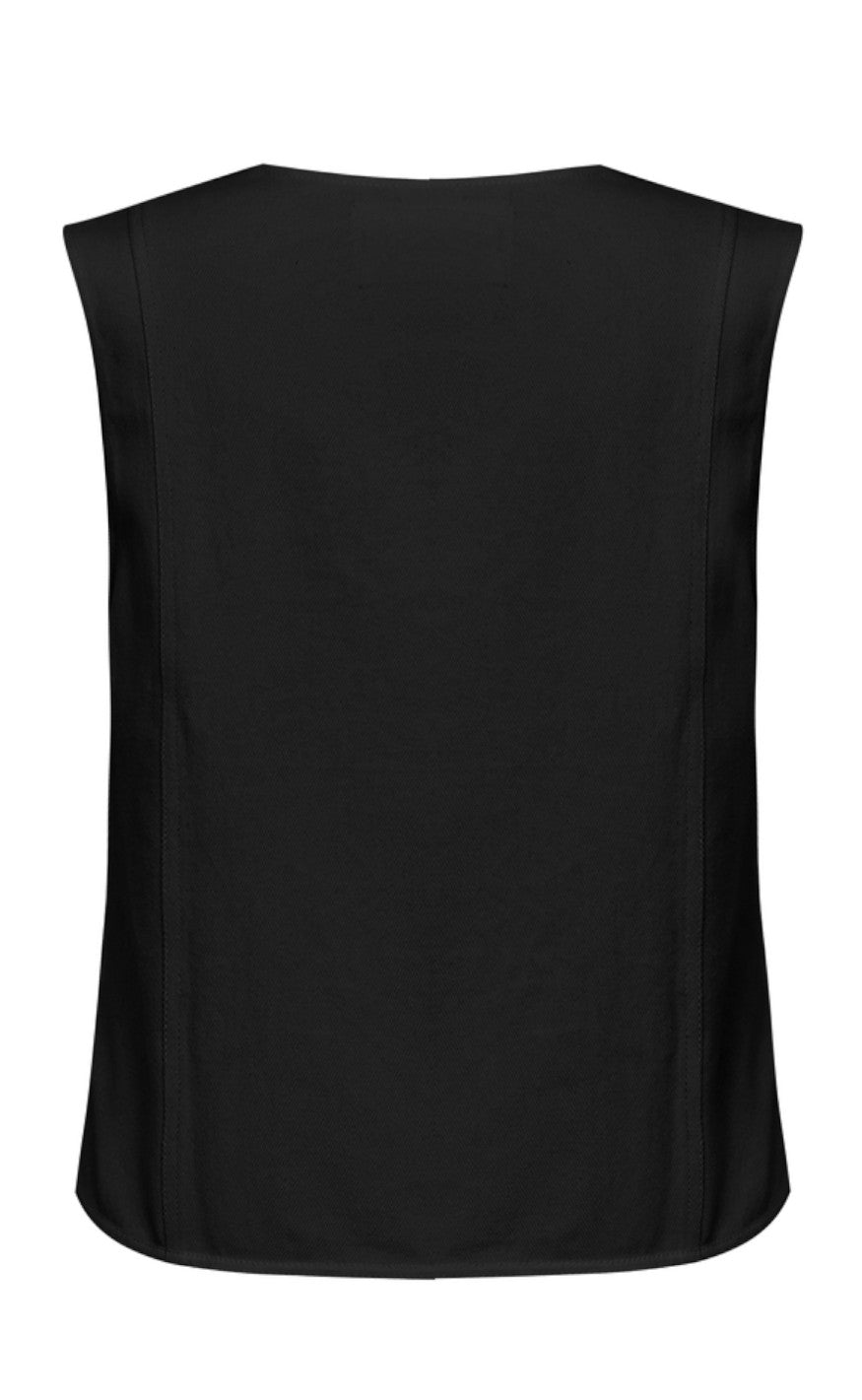 Global Funk Top - Ciana Scallop-G - Black