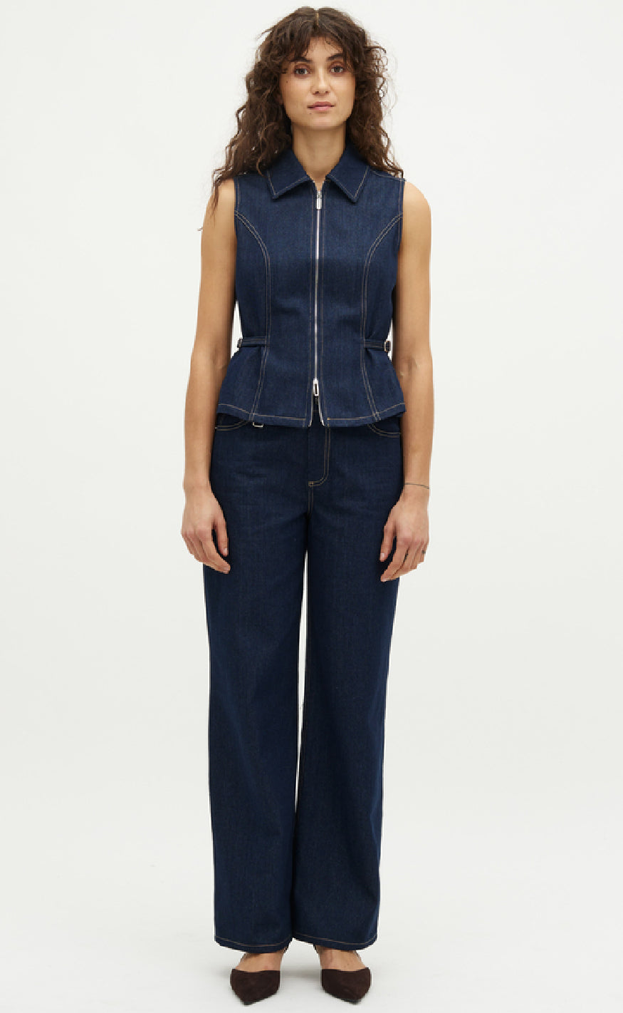 Global Funk Top - Falucca-G - Dark Unwashed Denim