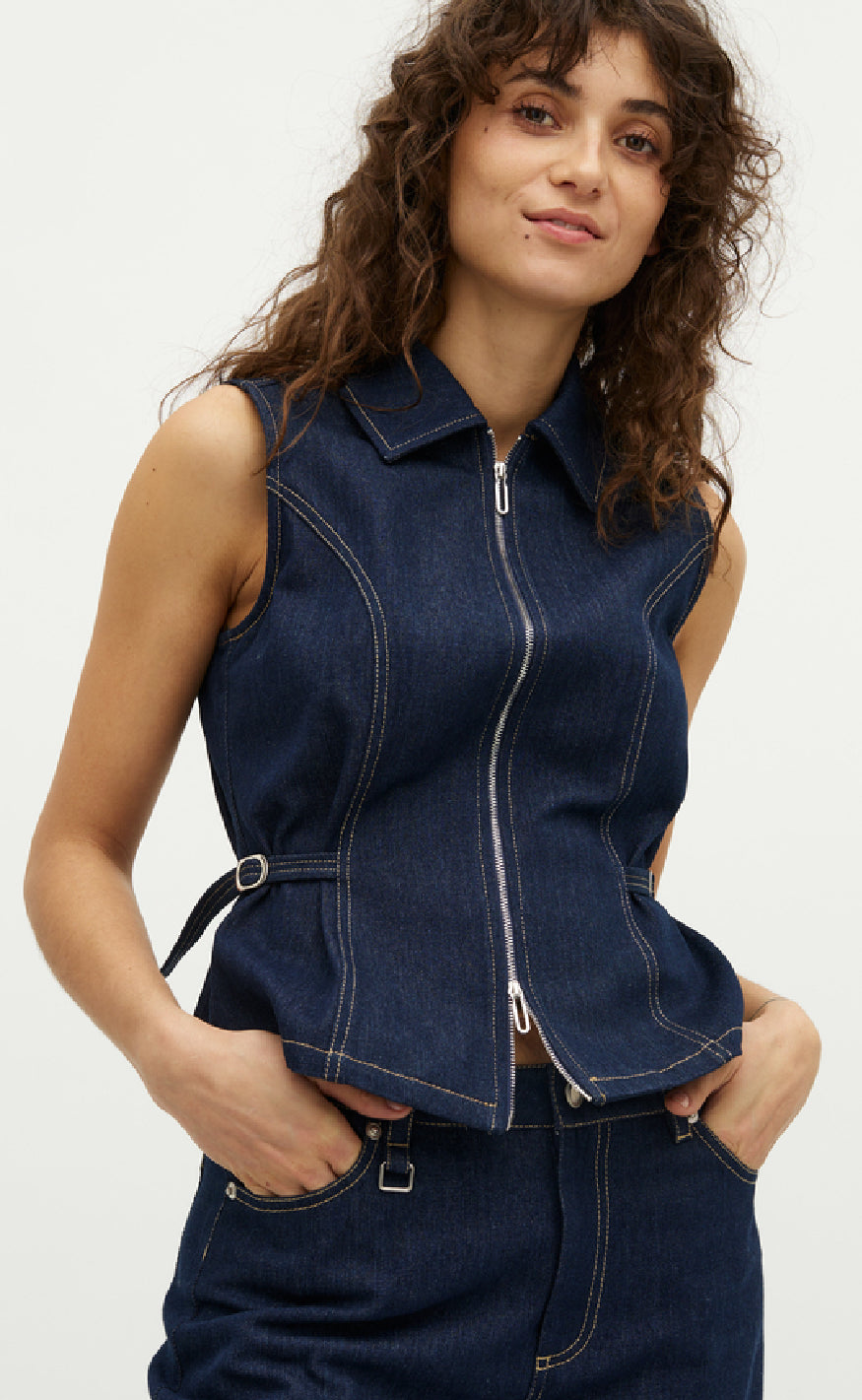 Global Funk Top - Falucca-G - Dark Unwashed Denim