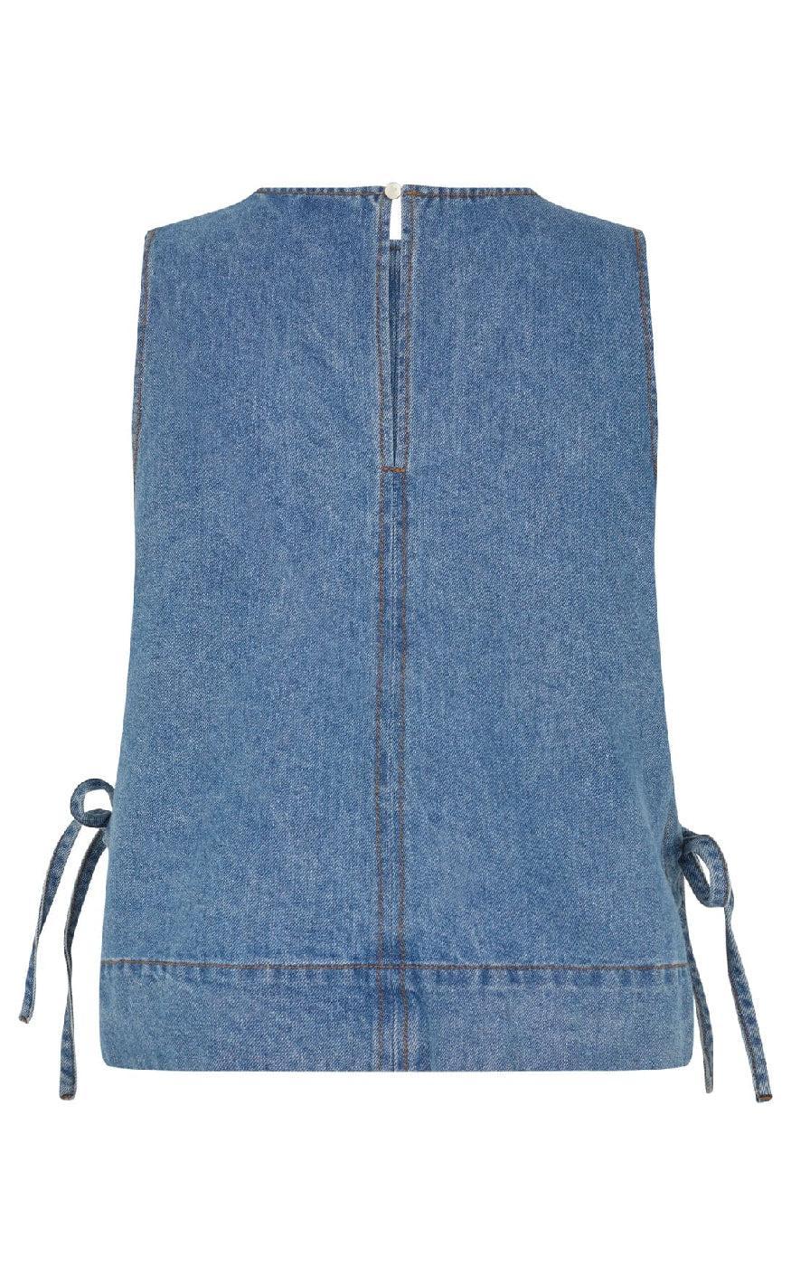 Global Funk Top - Ribba - Mid Vintage Blue