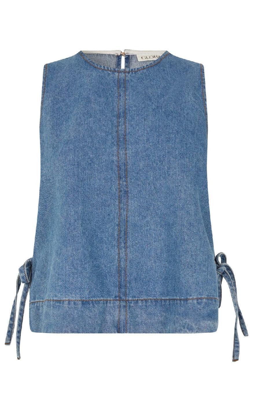 Global Funk Top - Ribba - Mid Vintage Blue