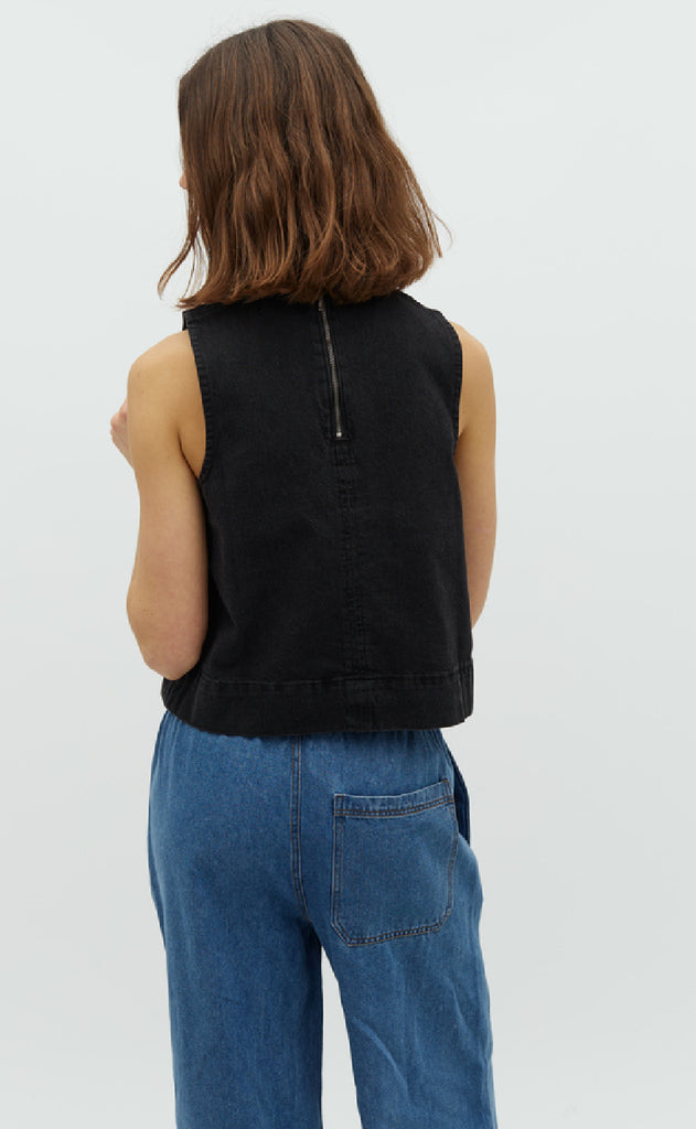 Global Funk Top - Rihne-G - Rebel Black