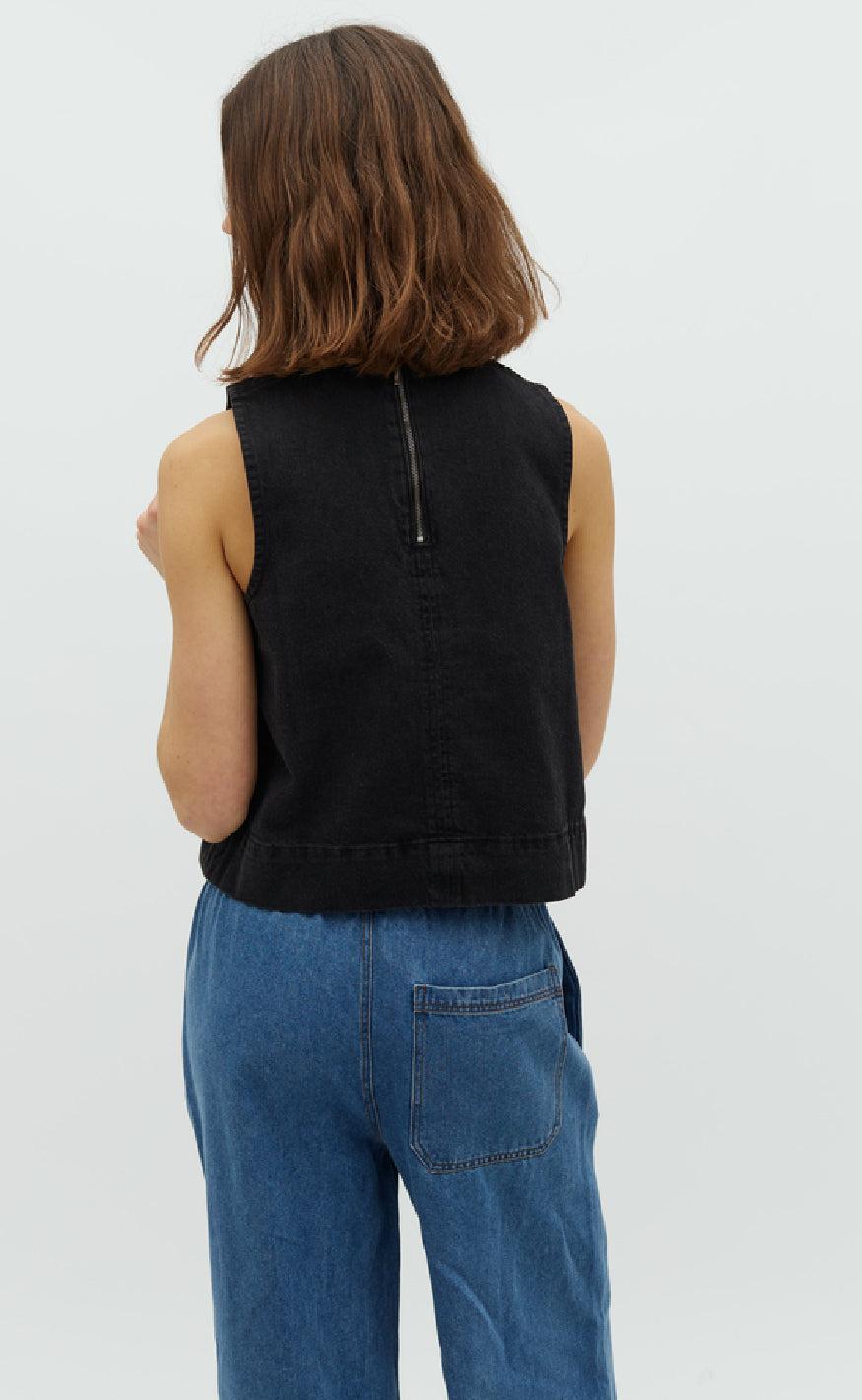 Global Funk Top - Rihne-G - Rebel Black