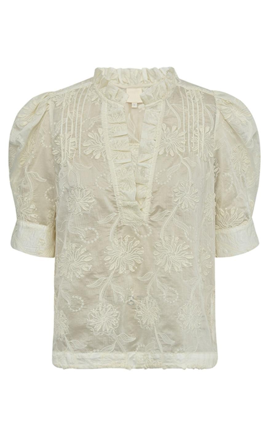 Gossia Bluse - Amar - Creme