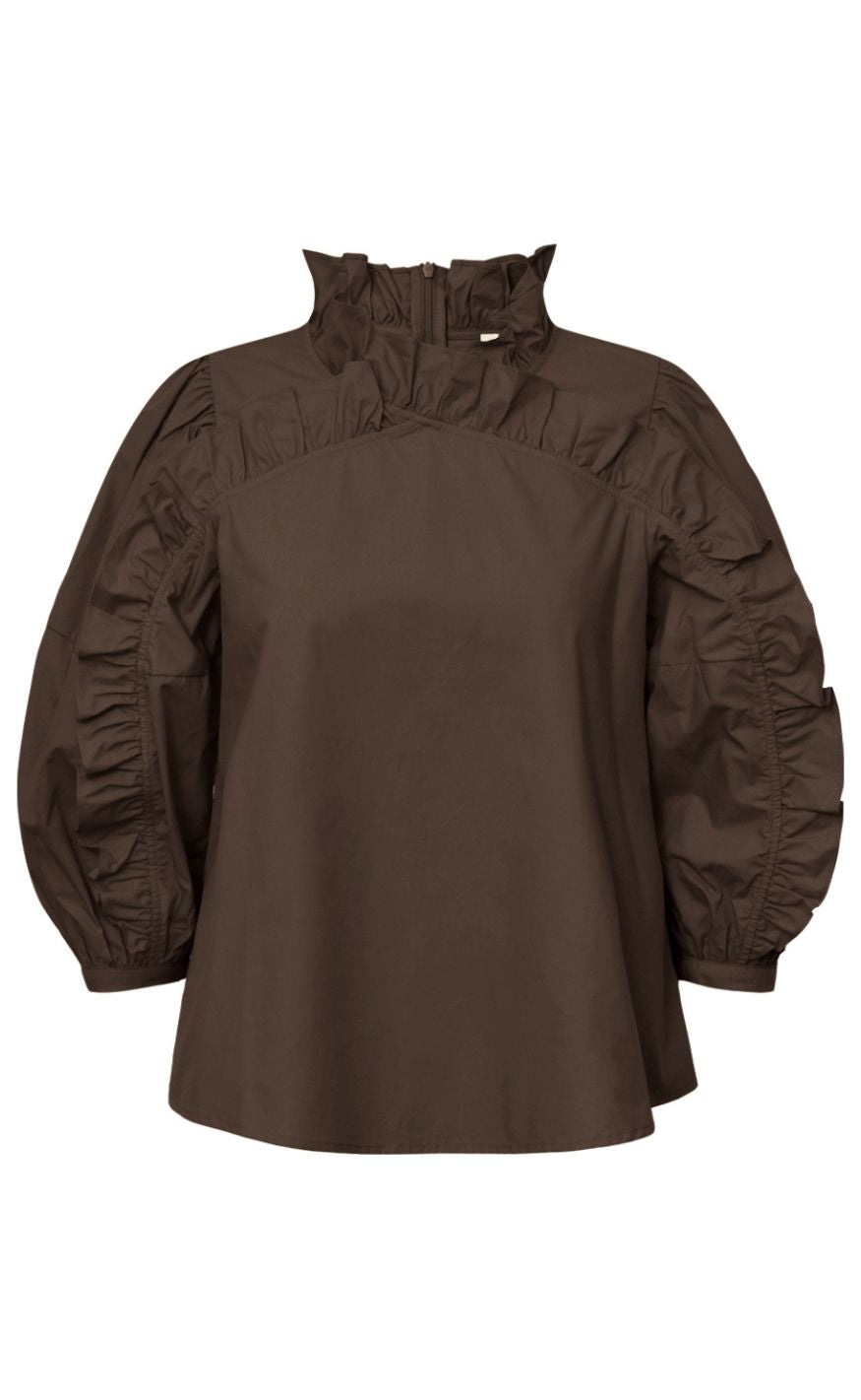 Gossia Bluse - Angelia - Brown
