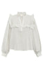 Gossia Bluse - Annabell - Offwhite / Black Stripes