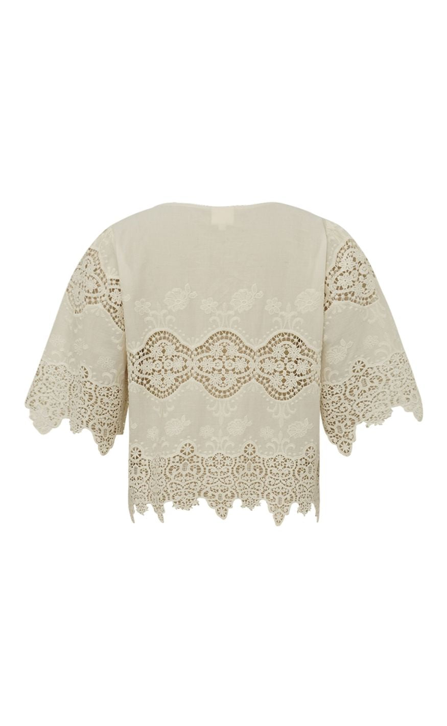 Gossia Bluse - Cami - Creme