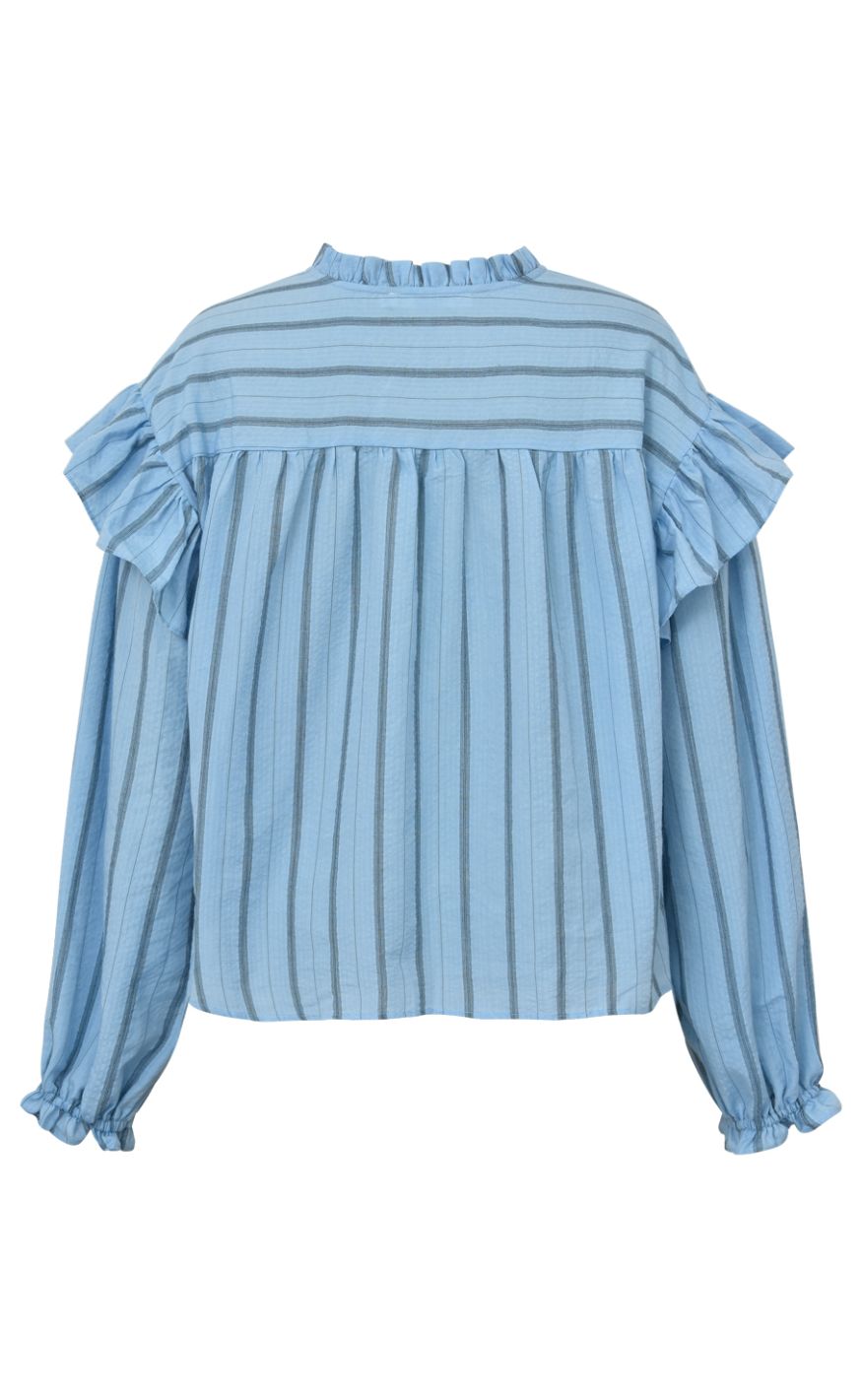 Gossia Bluse - Rami - Blue Stripes