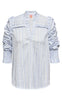 Gossia Bluse - Trine - Blue Stripes