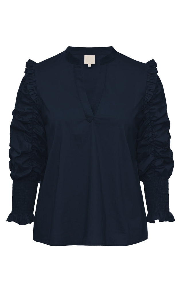 Gossia Bluse - Trine - Navy