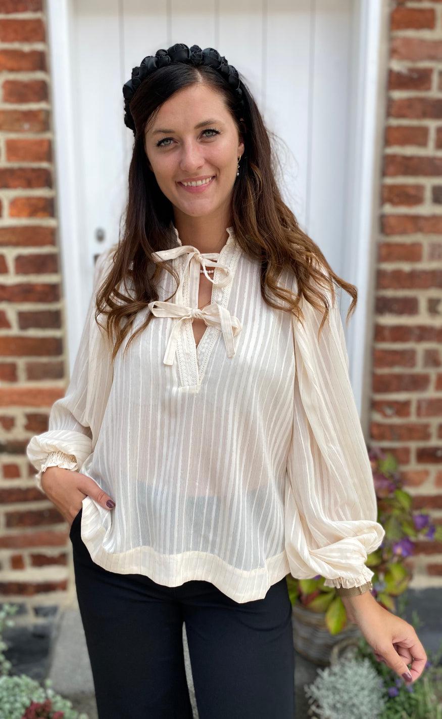 Gossia Bluse - Uma - Cream