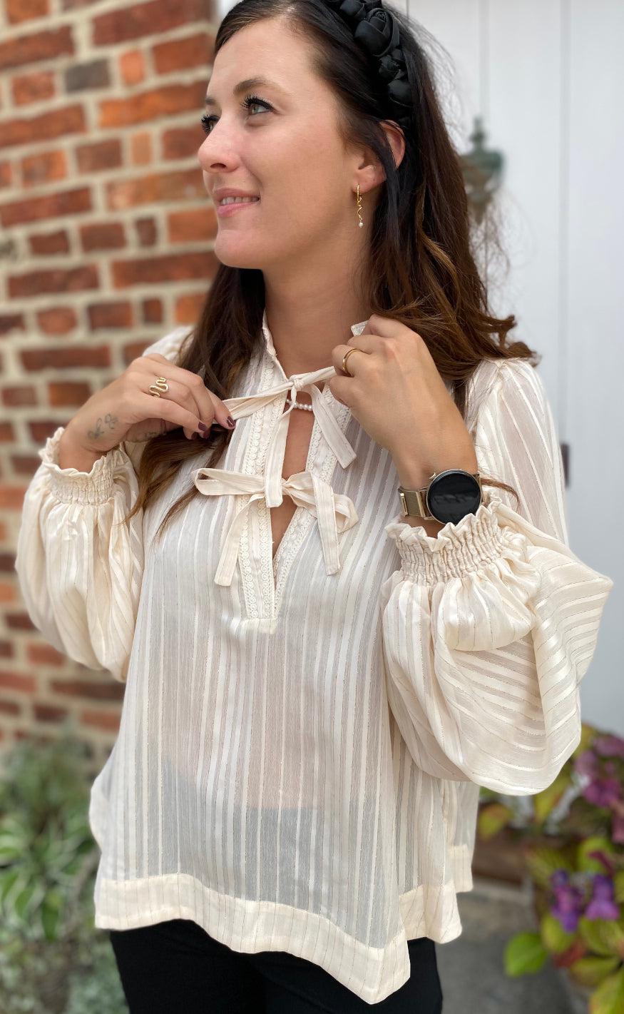 Gossia Bluse - Uma - Cream