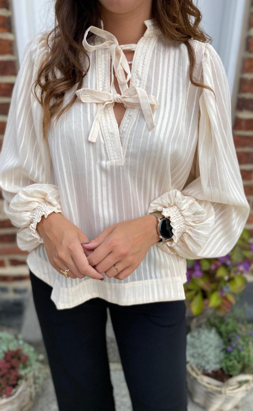 Gossia Bluse - Uma - Cream