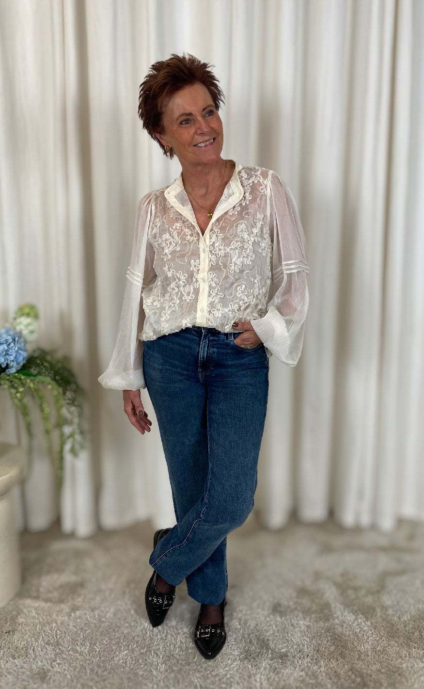 Gossia Bluse - Yasmin - Off-white