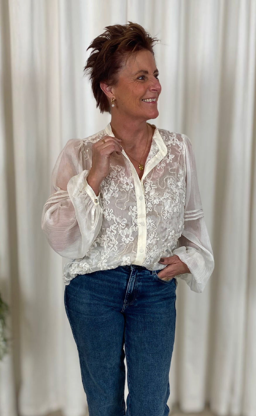 Gossia Bluse - Yasmin - Off-white