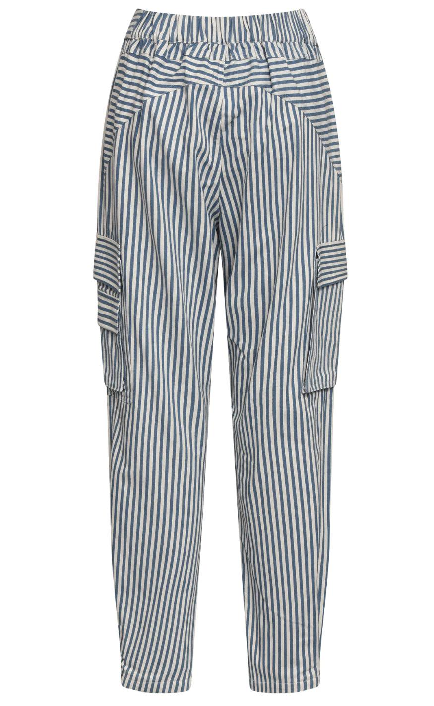 Gossia Bukser - Malle - Blue Creme Stripes